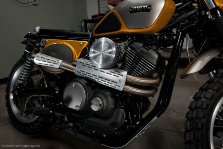 Yamaha SCR950 Scrambler par Jeff Palhegyi Designs : l’art du détail