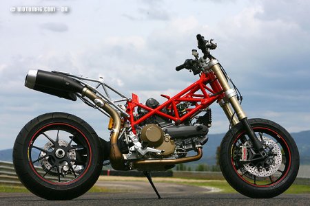 Ducati 1100 Hypermotard : treillis