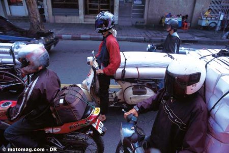 Taxi à Bangkok : moquette