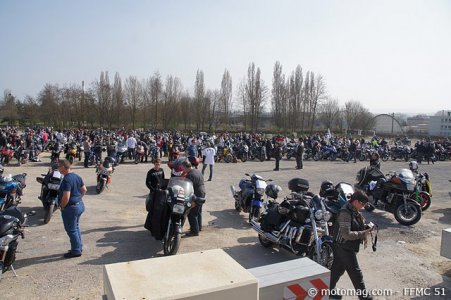 Manif 24 mars Reims : des motards d’ici et là