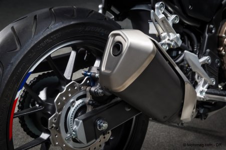 Honda CB500F 2016 : échappement plus léger