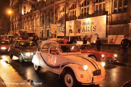 2e Nuit 2-roues à Paris : la 2cv interdite !