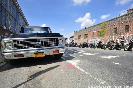 The Brooklyn Invitational Motorcycle Show 2015 : parking