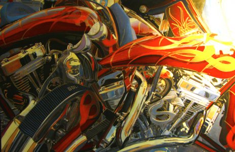 Expo peinture moto : fatras mécanique