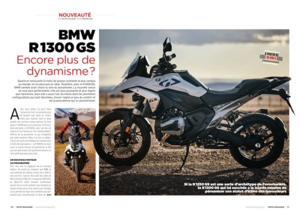 Moto Magazine 402 BMW 1300 GS {JPEG}