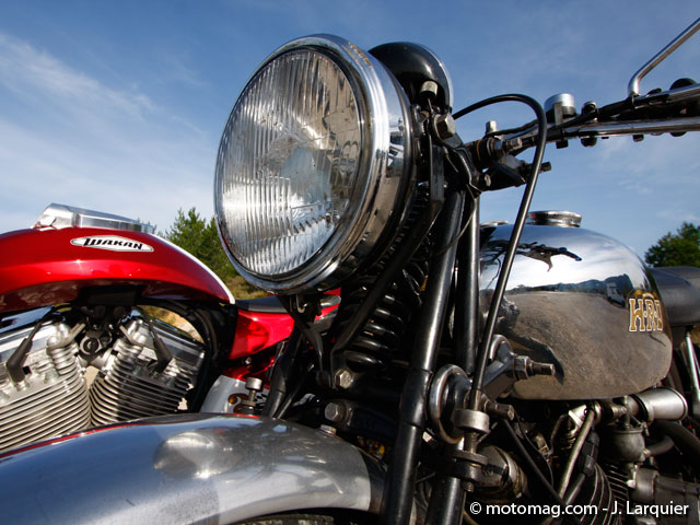 Comparo "nostalgie" Vincent 1000 Rapide / Wakan (...)