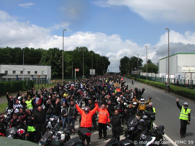 Manifestation à Lille : 5000 motards dans la capitale du (...)