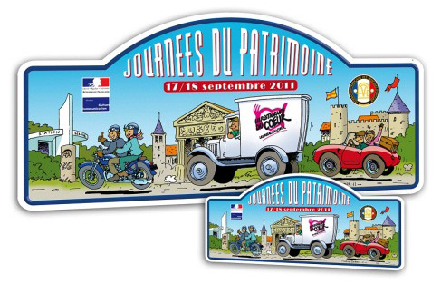 Journées du Patrimoine et solidarité : motos et voitures (...)