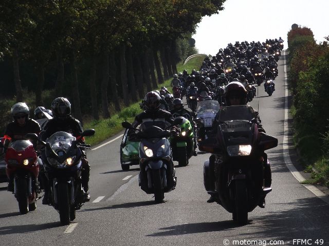 Manifs à Angers et Cholet : 1000 motards en colère