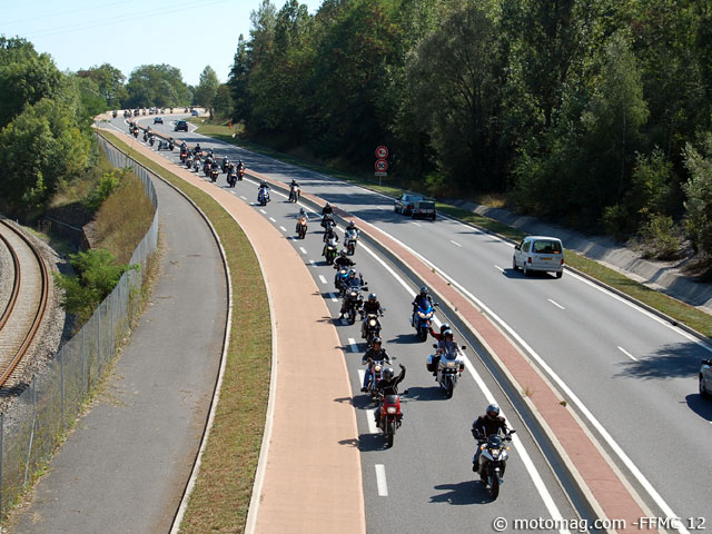 Manifestation 10 septembre : 100 motos à Rodez