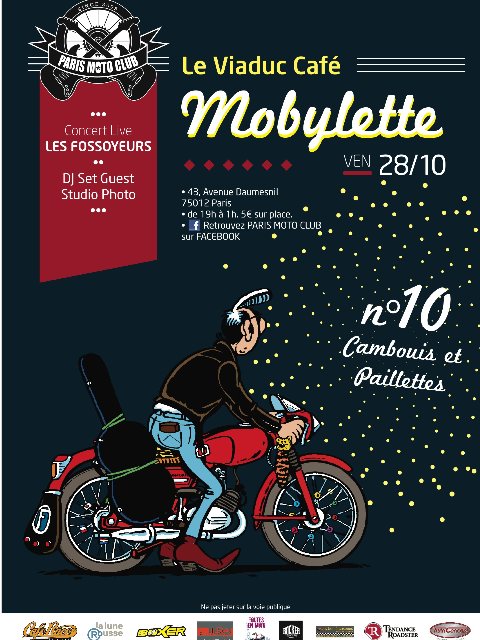 Le Paris Moto club organise sa « Soirée Cambouis (...)
