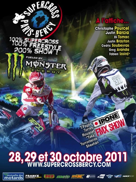 Supercross de Bercy 2011 : THE programme !