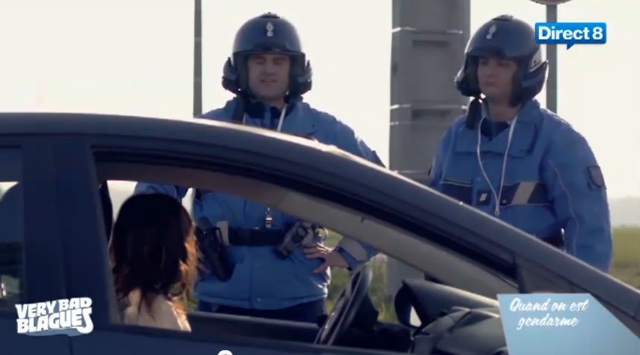 Les gendarmes à moto selon "Very bad blagues"