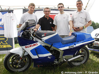Motos anciennes "youngtimers" : le RG 500 club (...)