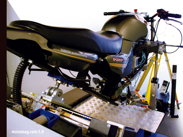 Simulateur de conduite moto : la recherche avance (...)
