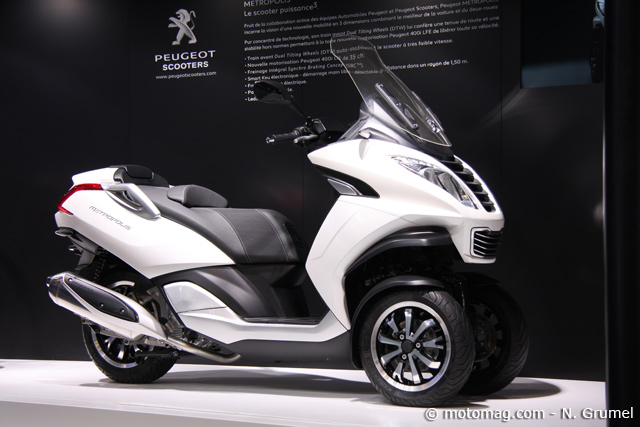 Mondial de l'Auto : Peugeot dévoile son scooter (...)
