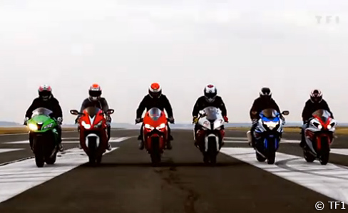 Défi moto à 300 km/h sur TF1 : ça sert à rien mais...