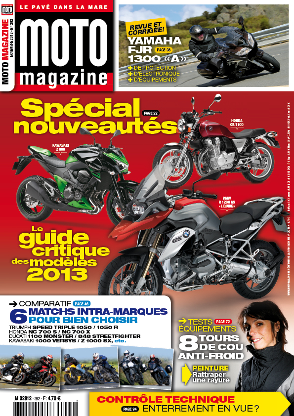 Moto Magazine -292 - novembre 2012 (vidéo)