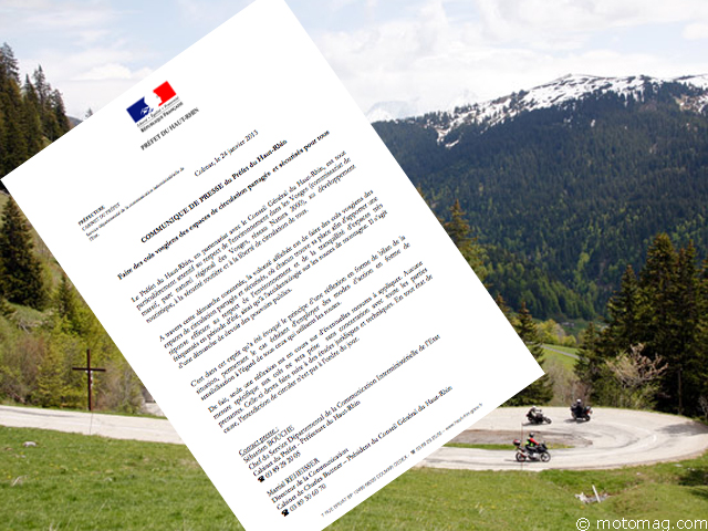 Interdiction des motos dans les Vosges : le préfet (...)