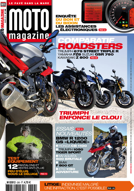 Moto Magazine n° 295 - Mars 2013