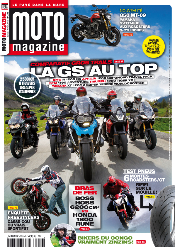 Moto Magazine n°299 - Juillet/Août 2013 (vidéo)