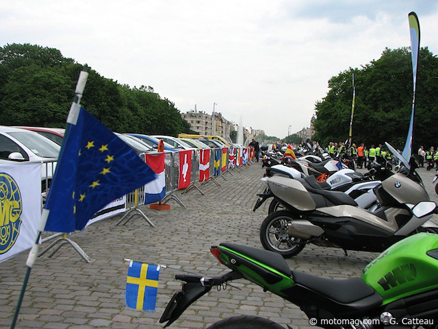 17e balade à moto des eurodéputés