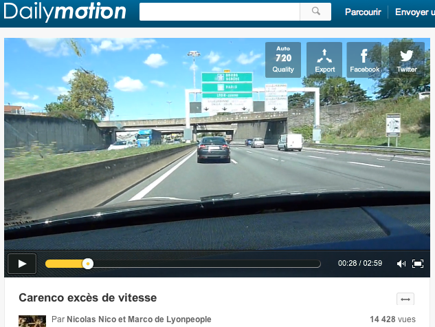 Lyon : le préfet filmé en excès de vitesse (+vidéo)