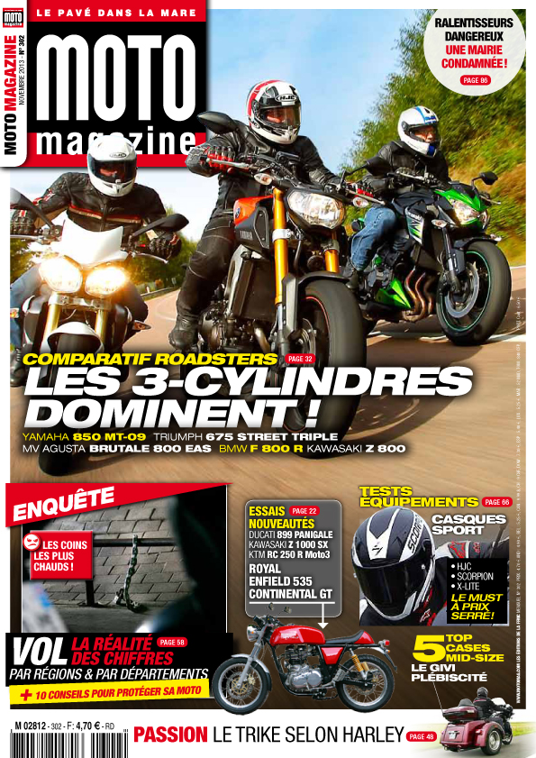 Moto Magazine n° 302 - Novembre 2013