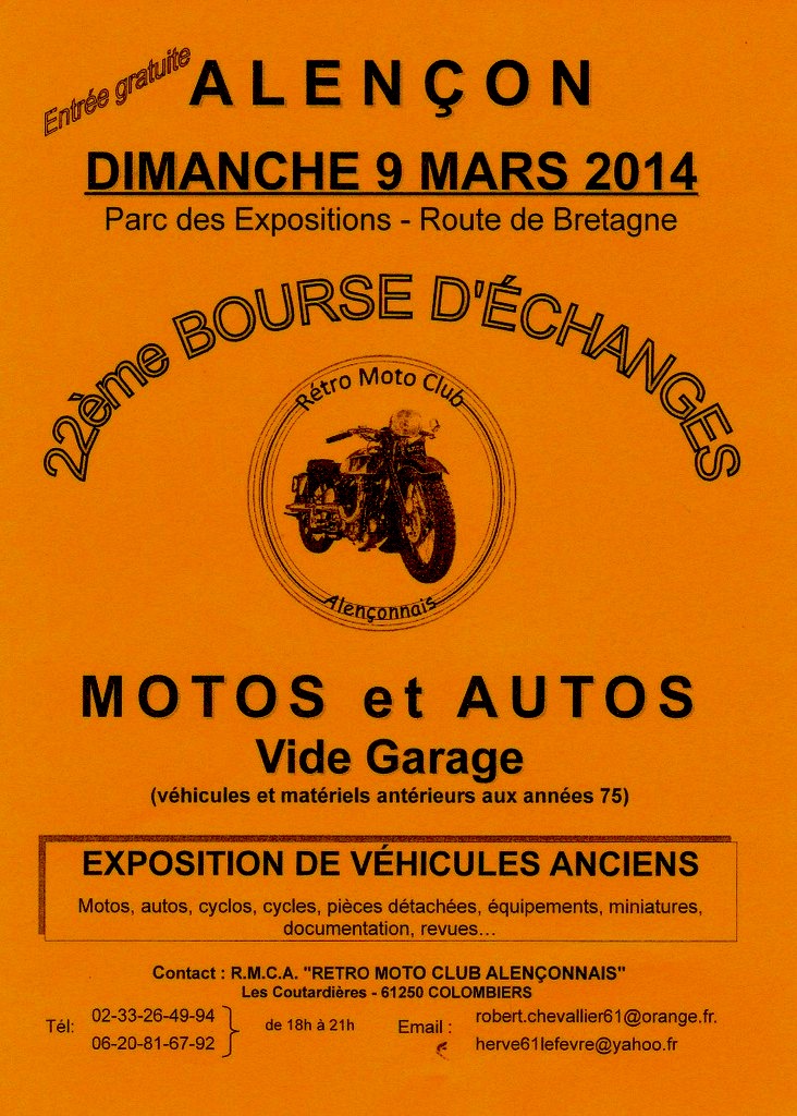 Moto ancienne à Alençon : 22e édition de la bourse (...)