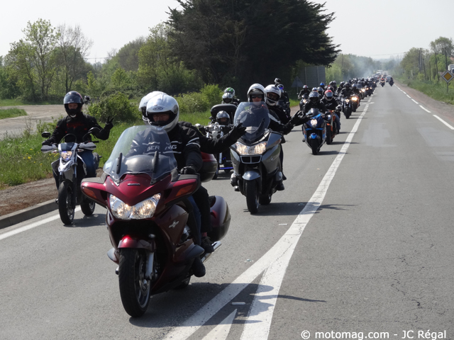 Manifestation FFMC 17 : 200 motards de La Rochelle à (...)