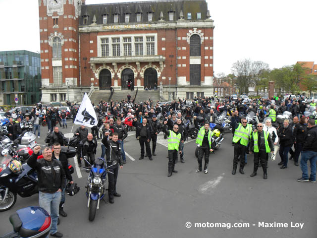 Manifestation FFMC 62 : 400 motards dans le Pas-de-Calais