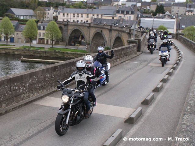 Manifestation FFMC 29 : 1.500 motards de Brest à (...)