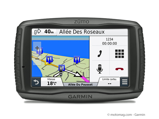 GPS moto : un grand écran pour le Garmin zumo (...)