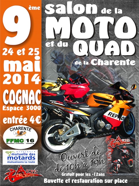 La FFMC Charente organise son salon de la moto