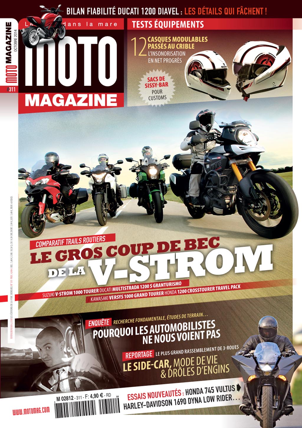 En kiosque : Moto Magazine #311 (octobre 2014) vient de (...)