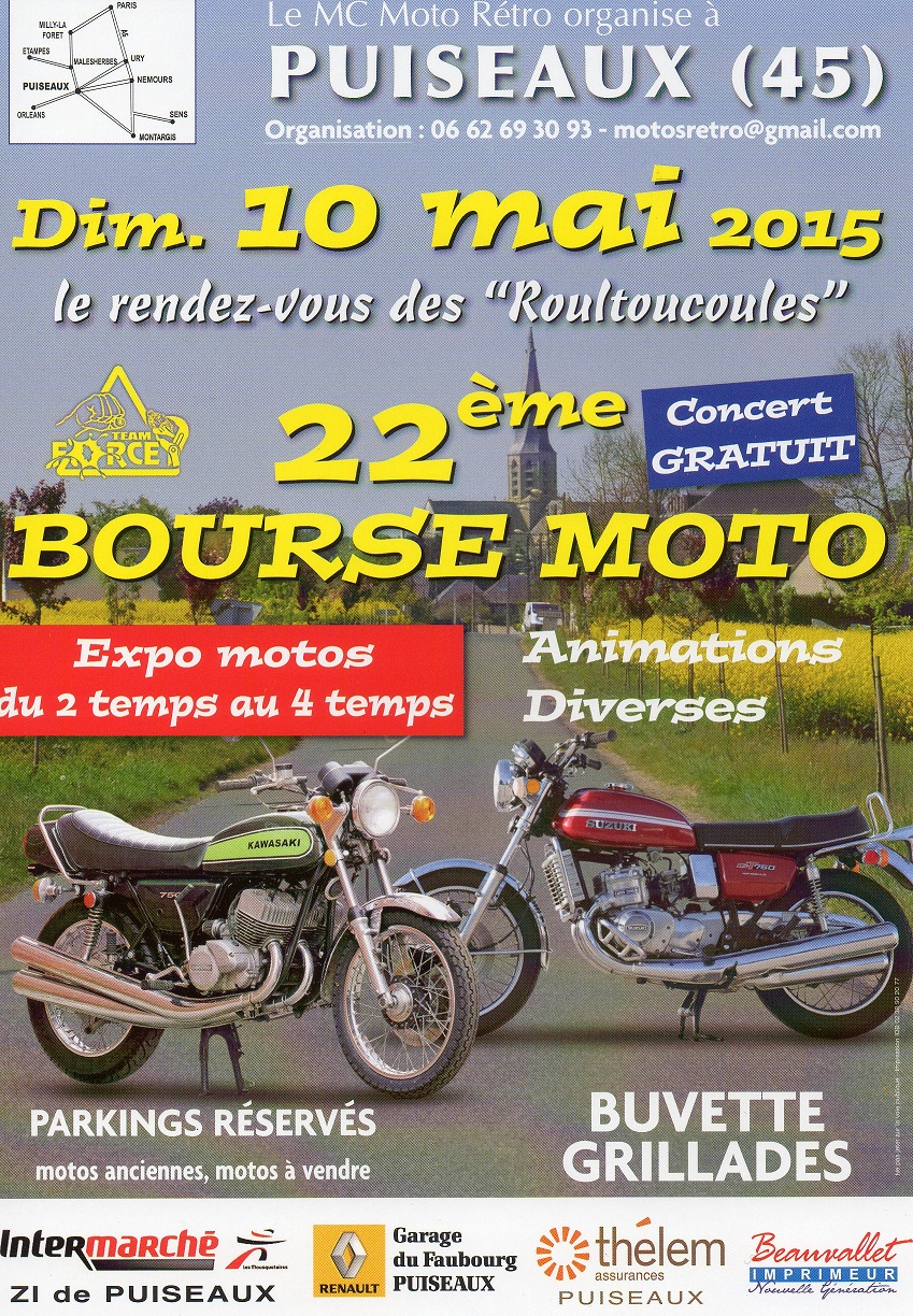 Bourse moto à Puiseaux