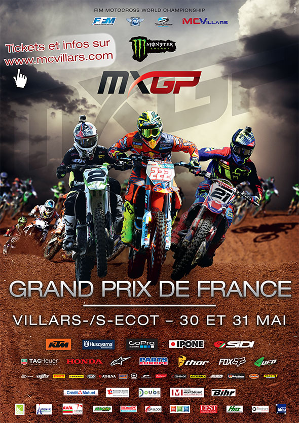 GP de France de moto-cross MXGP, les 30 et 31 mai dans (...)