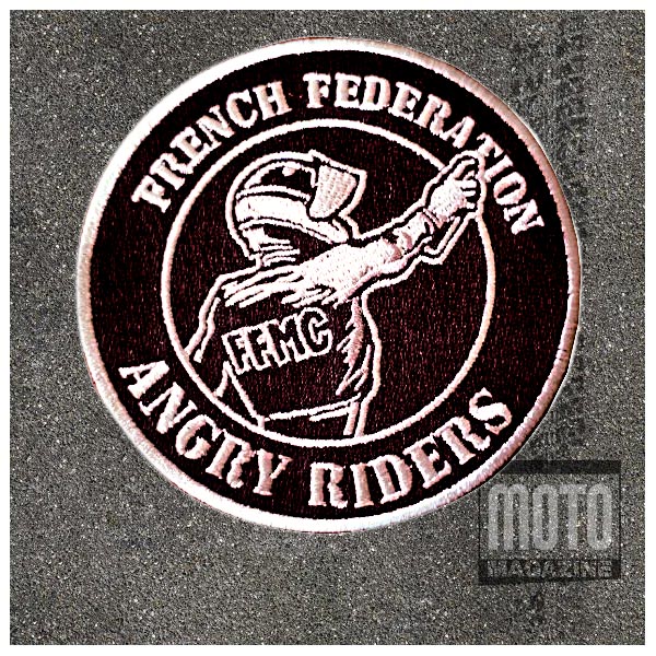 Patch brodé FFMC French Federation Angry Riders