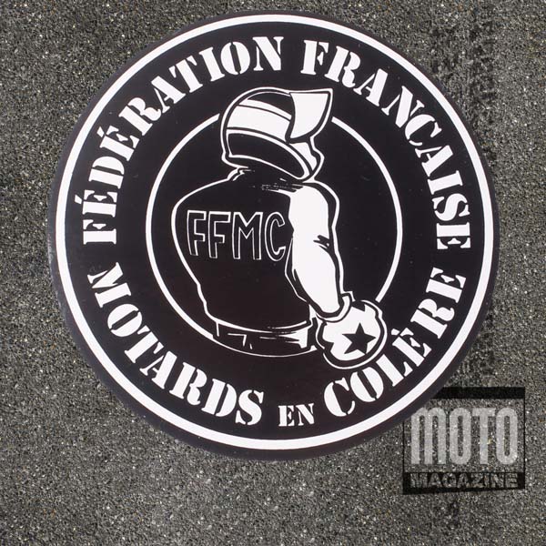 Lot de 2 motocollants FFMC « Motards en Colère (...)