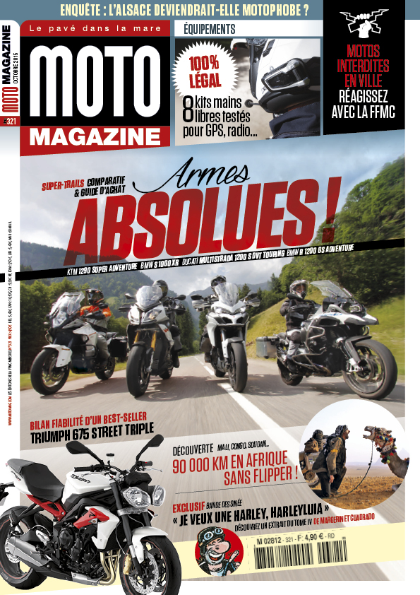 Moto Magazine n° 321 - Octobre 2015