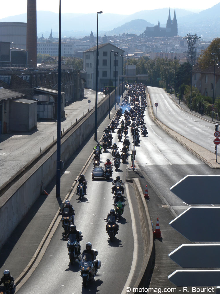 Manifestation FFMC à Clermont-Ferrand : 2.400 motards et (...)