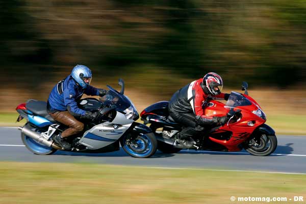 Match Suzuki 1340 Hayabusa / BMW K 1200 S (2008)