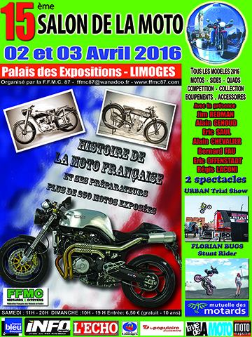 15e salon de la moto à Limoges (87)