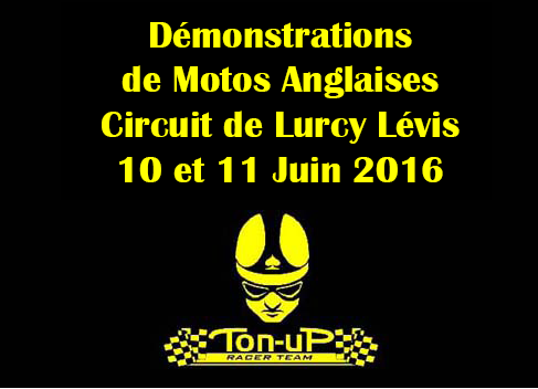 Démonstrations de motos anciennes sur le circuit de (...)