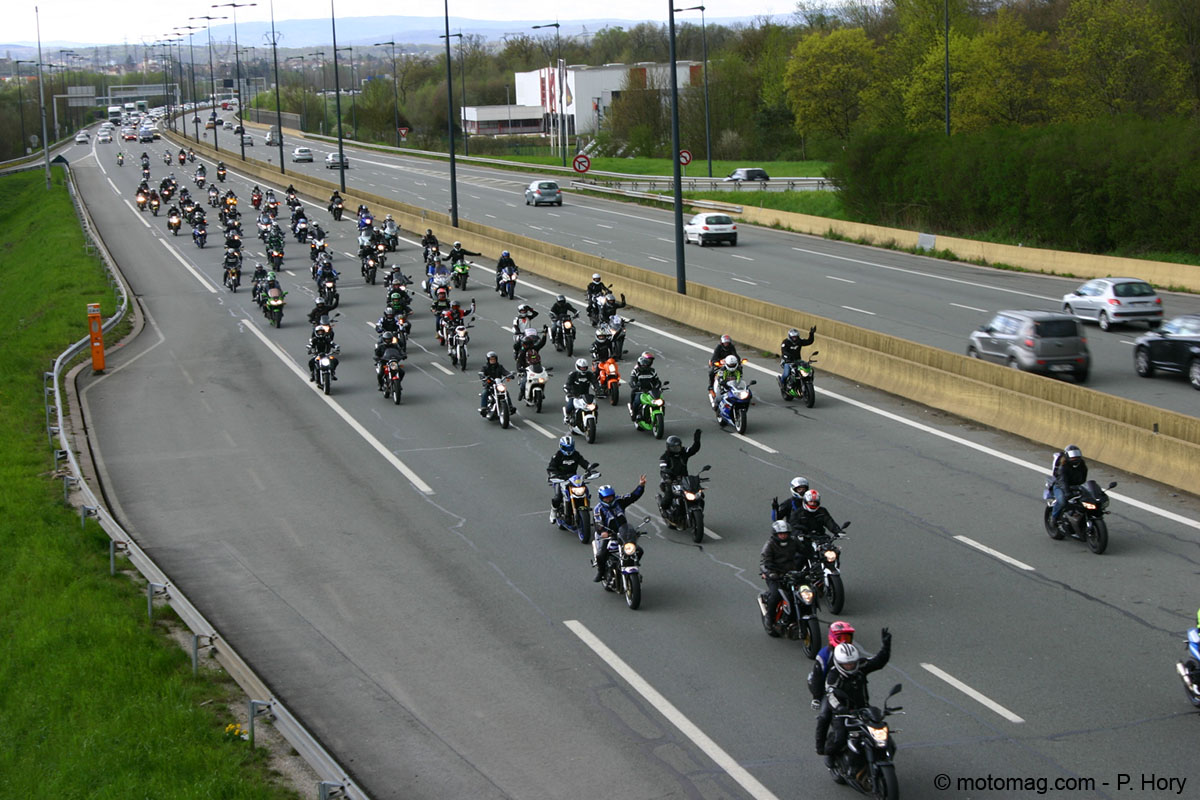 800 motards en colère sur le bitume à Belfort