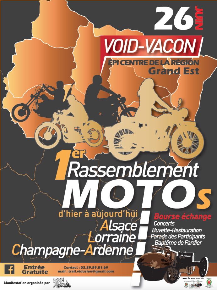Rassemblement motos du Grand-Est à Void-Vacon (...)