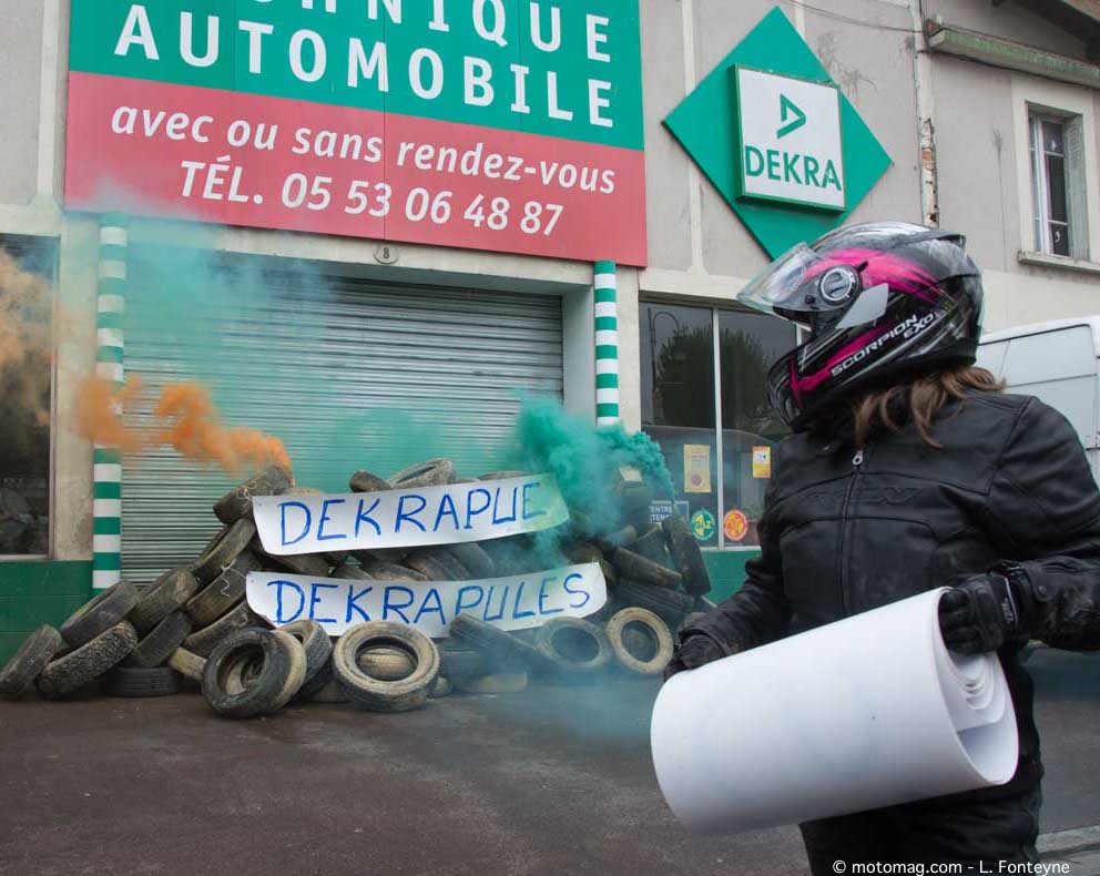 Périgueux : 400 motards en colère contre le contrôle (...)