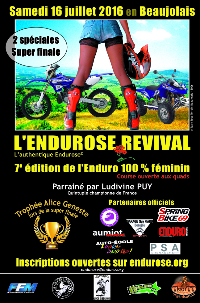 Endurose Revival, l'Enduro 100 % féminin à Beaujeu (...)