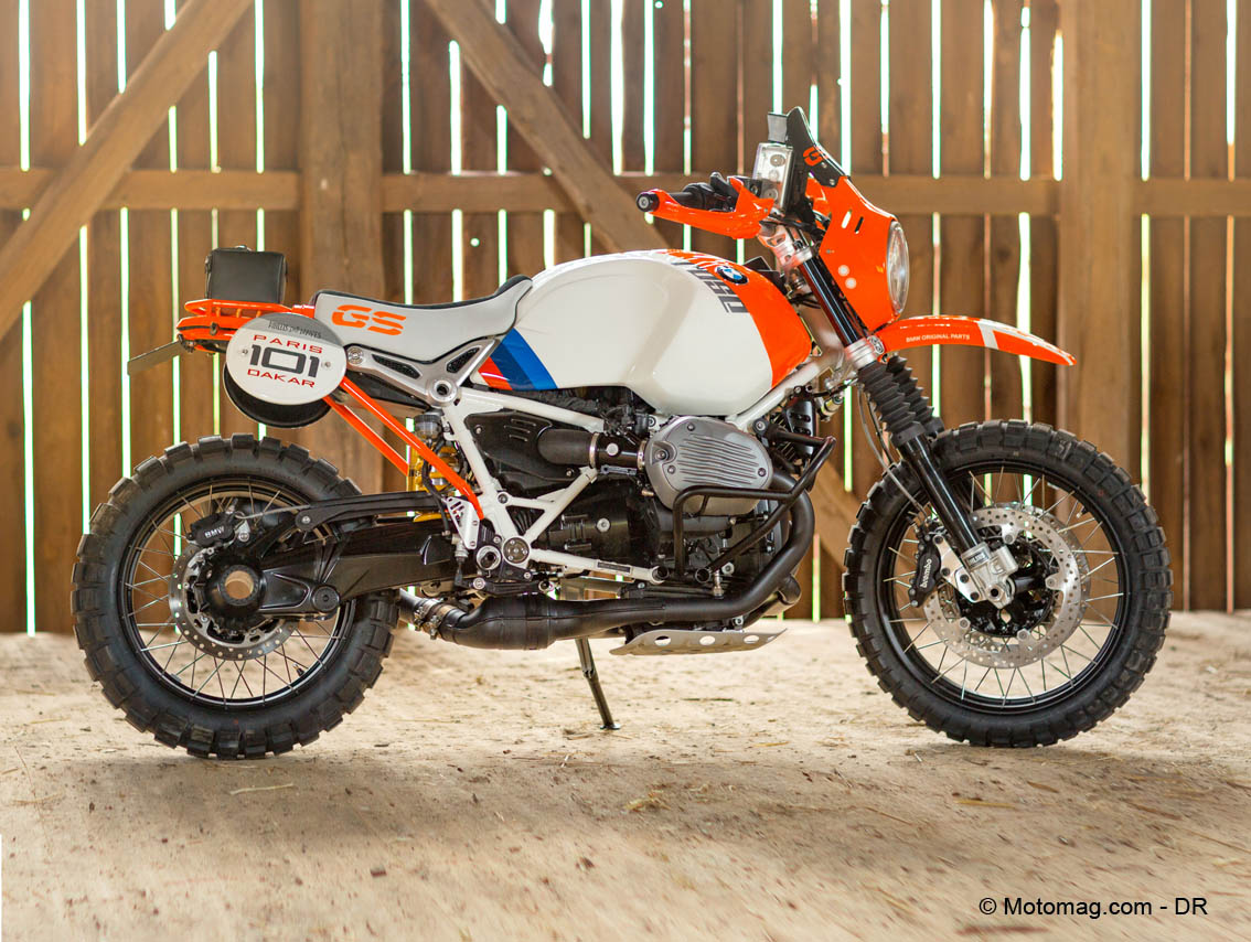 Bmw R Ninet Concept Lac Rose Hommage Au Paris Dakar