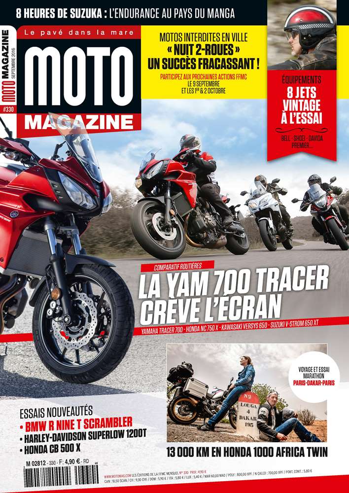 Moto Magazine n° 330 - Septembre 2016